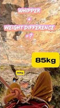 What happens when you fall with a lighter belayer? #climbingtips #belaying #sportclimbing
