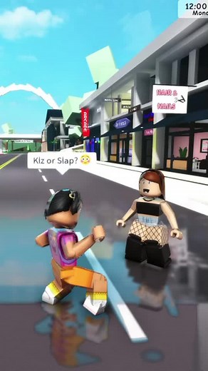 Kiss or Slap in Brookhaven ✨ #roblox
