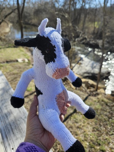 Handmade Cow Toy - Etsy