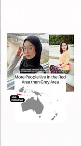 The island of Java, Indonesia has more people than the grey areas #geography #map #maps #java #facts