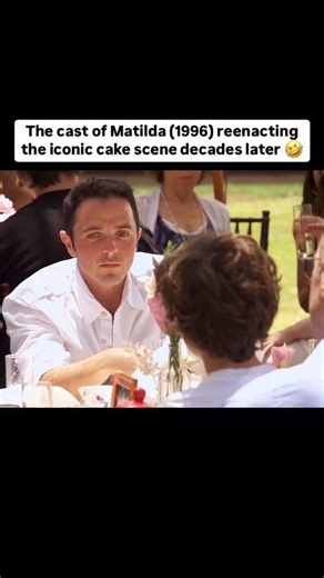 No BS Filmmaking on Instagram: "The cast of Matilda (1996) reunited to reenact the legendary chocolate cake scene — and it’s just as iconic decades later 🍫👏 Pam Ferris still brings that terrifying Trunchbull energy like no time has passed, and Jimmy Karz (Bruce) remembers every word. That cake. That stare. That chant. Pure childhood cinema history. No one — absolutely no one — could’ve played Miss Trunchbull like Pam Ferris did 💯 #Matilda1996 #PamFerris #JimmyKarz #ChocolateCakeScene #Trunchb