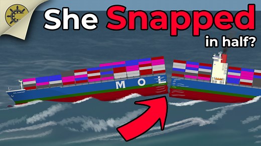 Why did this 316m Container Ship Snap In Two? We investigate what happened to the MOL Comfort, a container vessel that sank in the Arabian Sea. | Casual Navigation