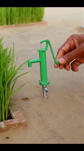 Mini Hand Pump with DC Motor Water System 💧🌾 #shorts