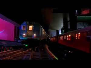 MTH Subway: MTA 4-Car R32 (D) Train and 4-Car Redbird R26 (6) Train Action
