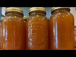 Canned Bone Broth | Pressure Canning | Canned Meat