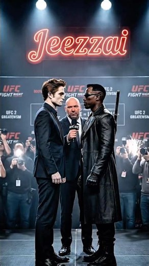 Edward Cullen vs Blade. Write in the comments whose fight you are waiting for next time?