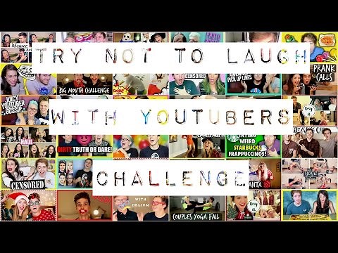 TRY NOT TO LAUGH WITH YOUTUBERS CHALLENGE!! (Funny Moments)