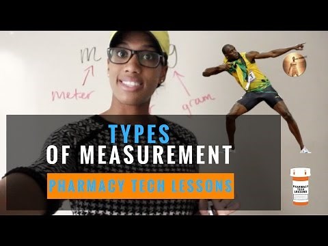 Pharmacy Tech Math - Types of Measurement | PTCB