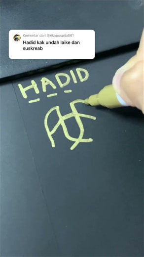 Desain logo HADID | komen nama kamu #logos #logonama #logodesign #namechallenge