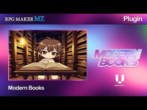 RPG MAKER MZ Plugin: Modern Books