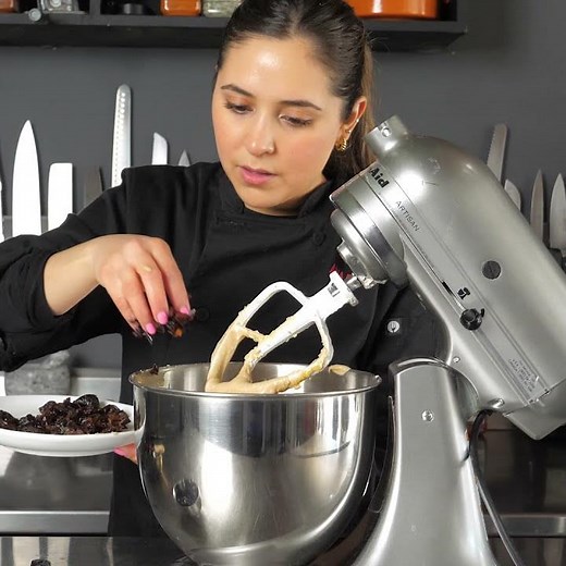 Spice Cake with Mexican Chocolate Mousse and California Prunes by Chef Ana de Anda
