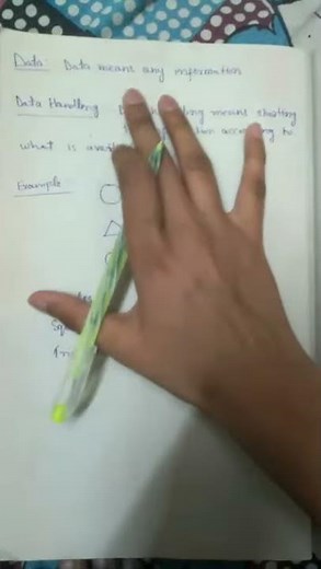 what is data handling? full explanation with example