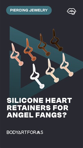 Bodyartforms | Angel fangs piercing uses curved barbells. If you need a retainer, use a curved retainer. Need piercing retainers? Search retainer on our... | Instagram