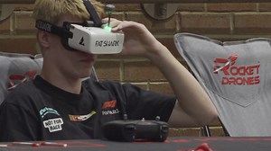 Drone racing competition inspires students