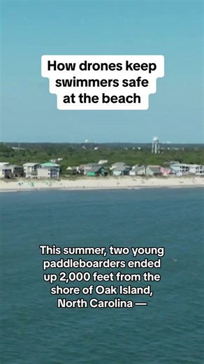 About 100 people drown from rip currents along U.S. beaches each year — and now, some first responders are using drones to help keep swimmers safe. #drones #swimming #ocean #safety #travel #summer #ripcurrent