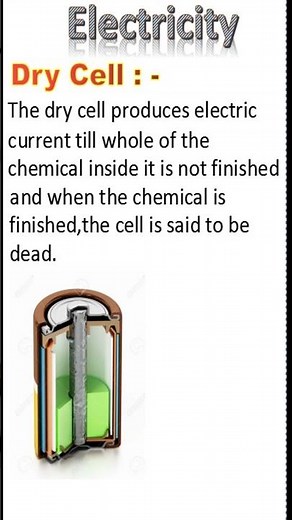 CBSE/NCERT Science Class6 Electricity(What is dry cell?)#BrightIQ #Shorts