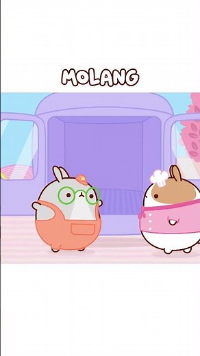 Molang y Piu Piu entregan paquetes - Dibujos animados para niños #shorts #molang #funnycartoons