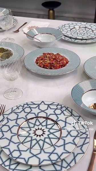 Exquisite Moroccan Tableware for a Stunning Dining Experience