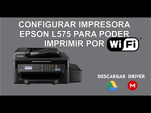 Configure our EPSON L575 Printer to Print via WIFI / USB cable