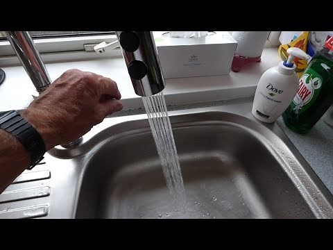 How to fit new kitchen taps.