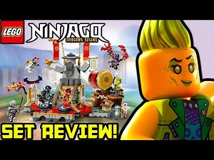Great Minifigs, Decent Build! 🐲 Ninjago Dragons Rising Tournament Battle Arena Review! 71818