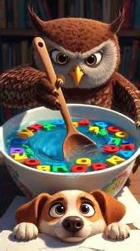 Professor Hoot and the Alphabet Snack #Shorts