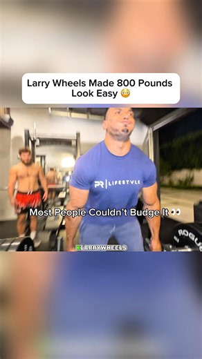 LARRY WHEELS MADE 800 POUNDS LOOK EASY 😲