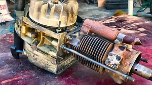 [搬] restoration it tool 凿岩机的翻新_旧的和生锈的2冲程发动机凿岩机的翻新和再利用