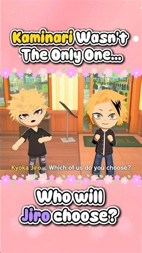 Kaminari Wasn’t The Only One…😱 Who Will Jiro Choose #tomodachilife #mha #myheroacademia