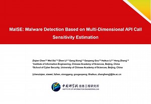 MalSE: Malware Detection Based on Multi-Dimensional API Call Sensitivity Estimation