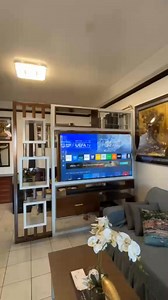 Partition with rotating TV panel #TVcabinet #RotatingTV #interiordesigner #furnituredesign #interiordecorating #interiordesign #HomeDesign #creativedesign #tvrack #HomeImprovement | Creative Design