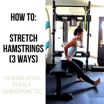 How to: Static Stretch Hamstrings (3 Ways)