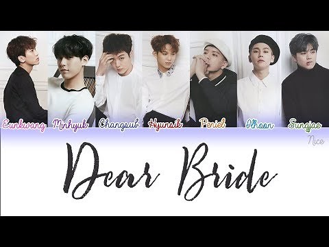 ‪BTOB (비투비) - DEAR BRIDE Lyrics (Color Coded/ENG/ROM/JPN) ‬