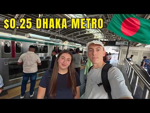 We Took The Dhaka Metro For The First Time 🇧🇩