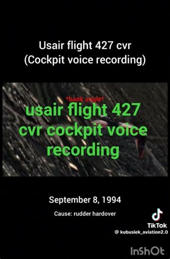 #usairflight427 usair flight 427 Cvr cockpit voice recording