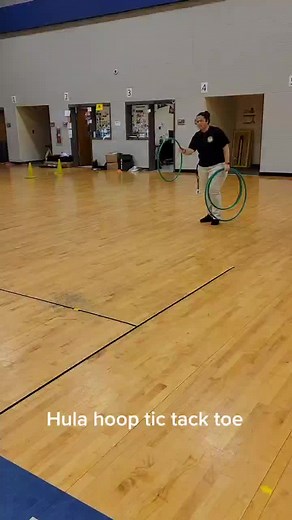 Exciting Hula Hoop Tic Tac Toe Game