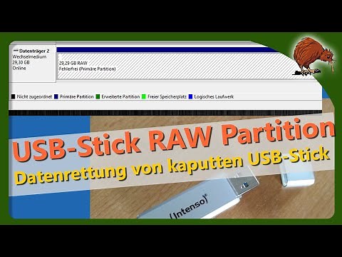 Daten retten vom USB-Stick - RAW-Format