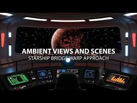Starship Bridge Ambience 🚀 Cinematic Sci Fi Music & Warp Drive for Focus & Sleep | 10 Hours (No Ads)