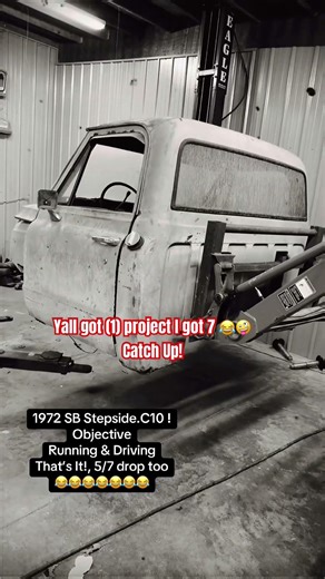 1972 C10 StepSide Will It Run? #subscribe #nc #910 #custom #stepside #fyp
