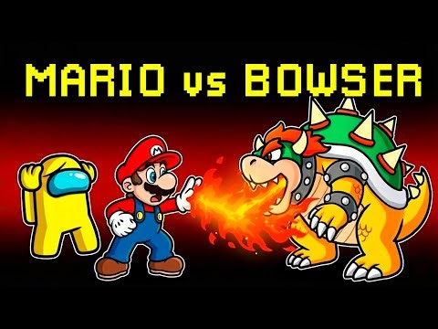 ¡Among Us PERO es MARIO vs BOWSER! 🍄🔥🔪 SILVIOGAMER en AMONG US PERO