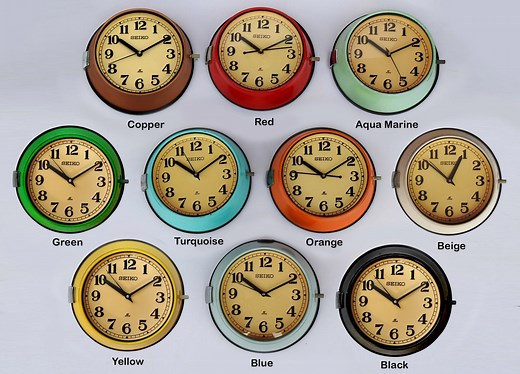 Antique Navigation Maritime Wall Clock Industrial Clock Vintage Nautical Slave Ship Seiko Japan - Etsy