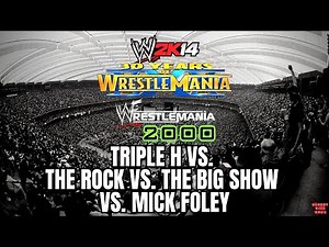 Triple H vs. The Rock vs. The Big Show vs. Mick Foley | Wrestlemania 2000