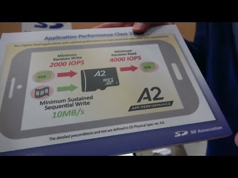SD Card UHS-III with 624MB/s and microSD A2 (Application Performance Class 2)