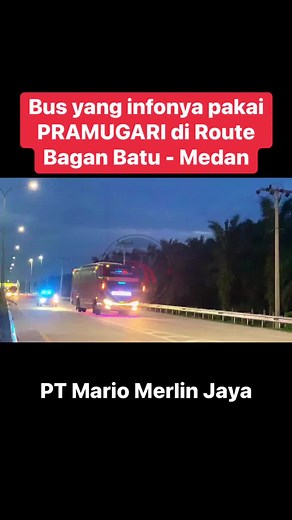 Bus Pariwisata Mario Merlin Jaya: Video Pramugari