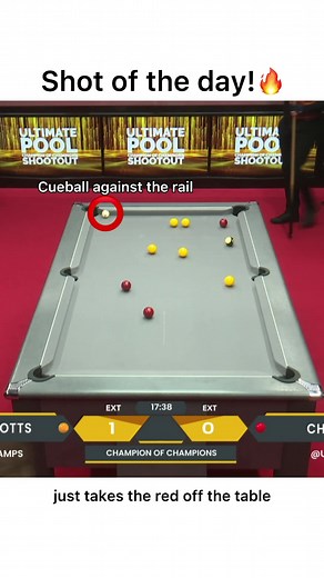 He was in trouble, but came up with the answer 💪 #8ball #billiards #UltimatePool #pool | Ultimate Pool