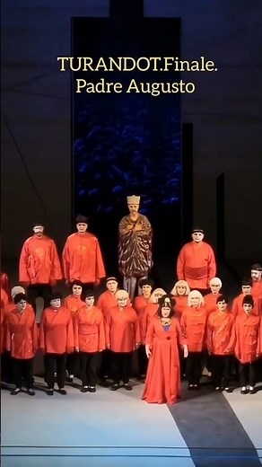 TURANDOT. Finale.Atto3. Padre Augusto.. #turandot #opera #classicalmusic