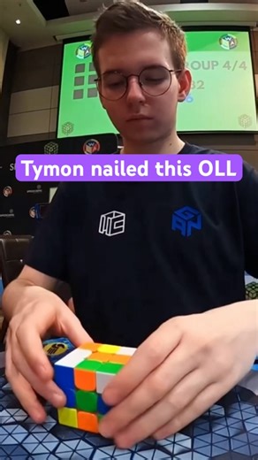 Tymon nailed this OLL #cubing #rubikscube
