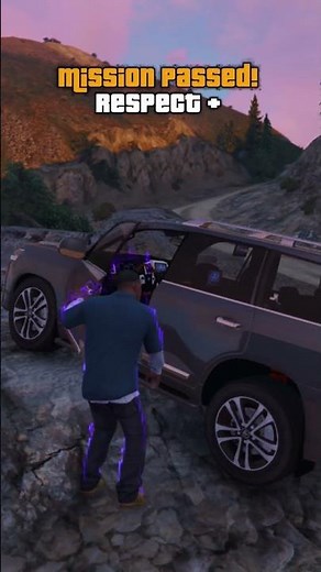 GTA V PC Gameplay | Franklin Approaches Toyota V8 on Mountain Rock | ProZone Plays