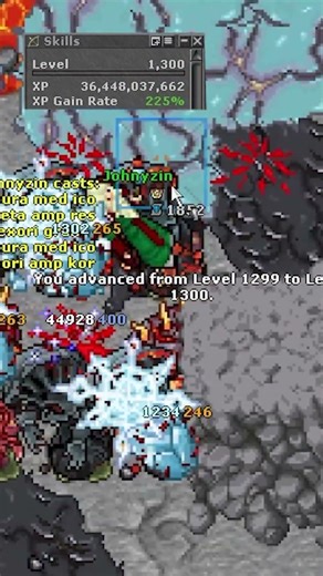 Level 1300 :P #tibia #tibiabrasil #gaming #mmorpg