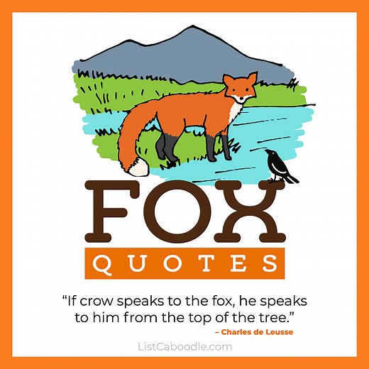 99  Fox Quotes, Proverbs (Witty, Wise, and Sly As a Fox!)